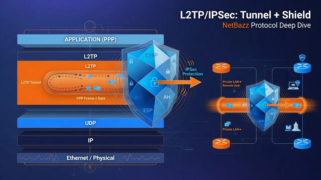 L2TP/IPSec چیست؟ آشنایی کامل با ساختار، مزایا و کاربردهای این پروتکل